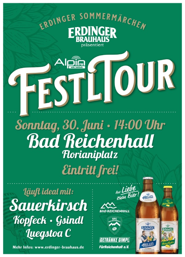 Alpin FM Festl Tour mit ERDINGER Brauhaus